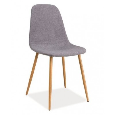 Стул SIGNAL FOX tap. 49 серый/дуб